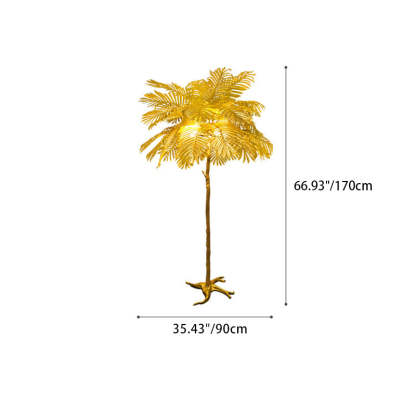 Nordic Tree Fabric Resin Floor Lamp