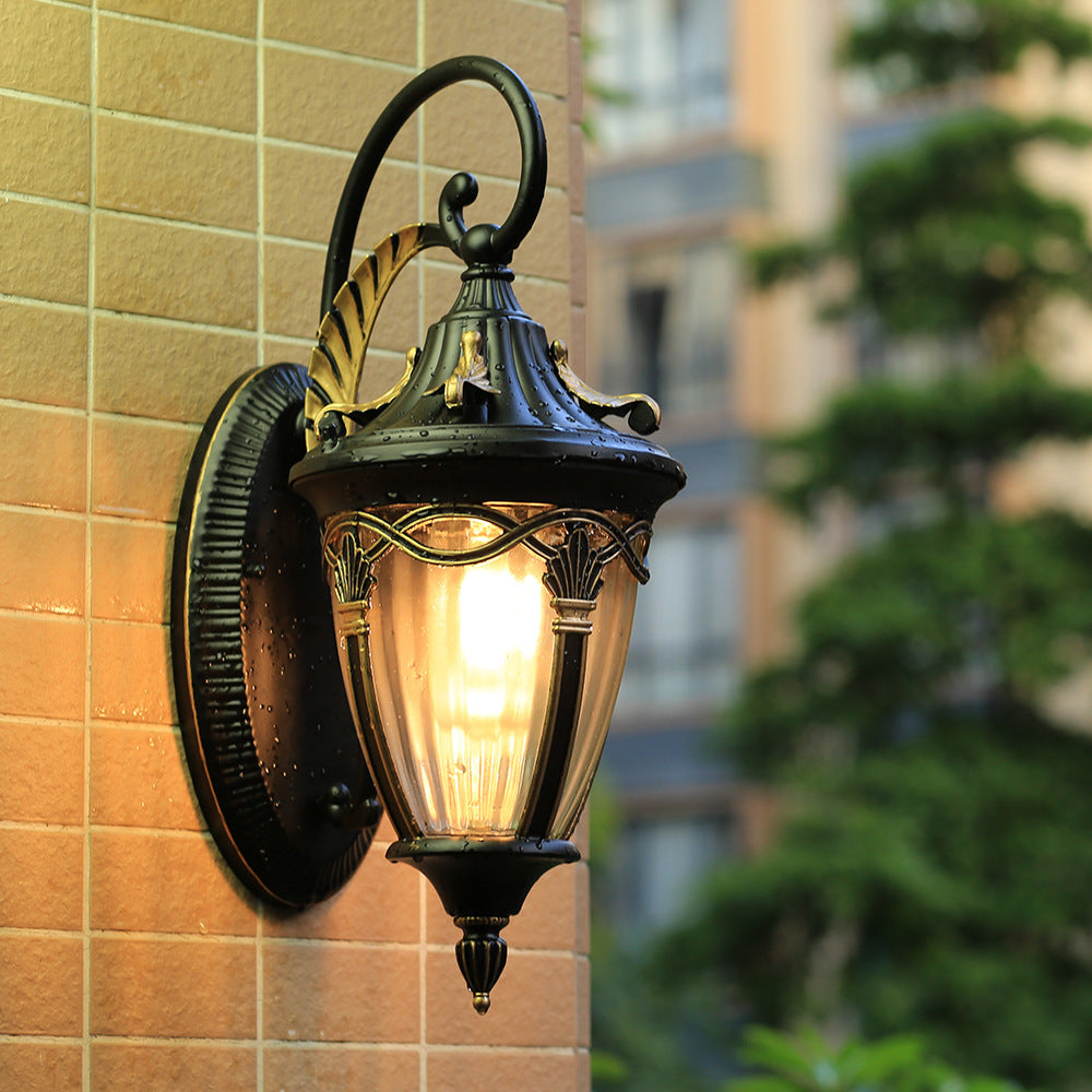 European Column Aluminum Wall Sconce