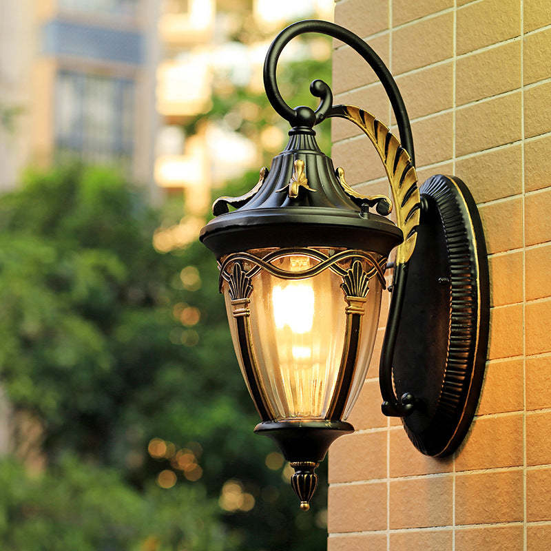 European Column Aluminum Wall Sconce