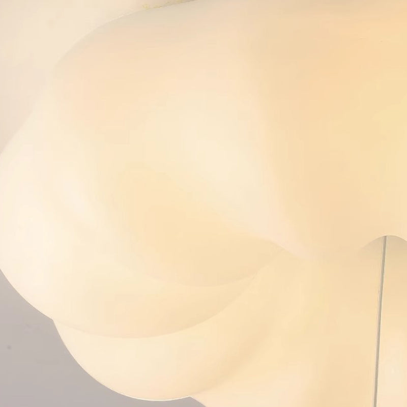 Contemporary Cloud Iron Plastic LED Kids Flush Mount Light