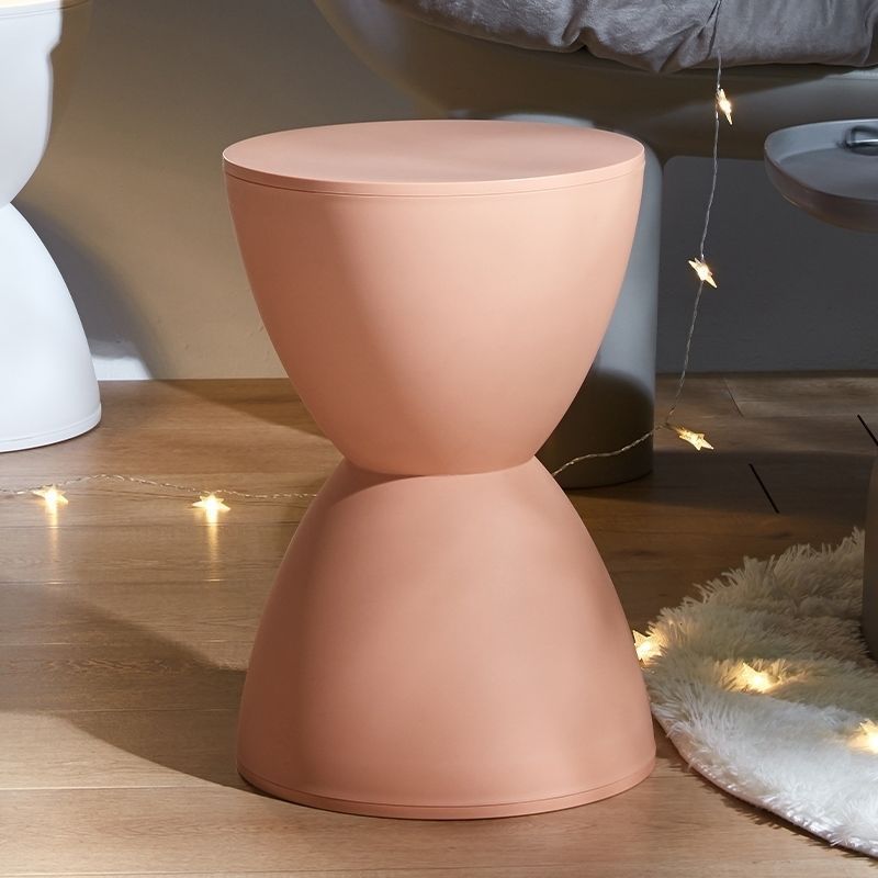 Minimalist Hourglass Low Stool
