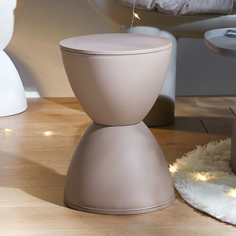 Minimalist Hourglass Low Stool