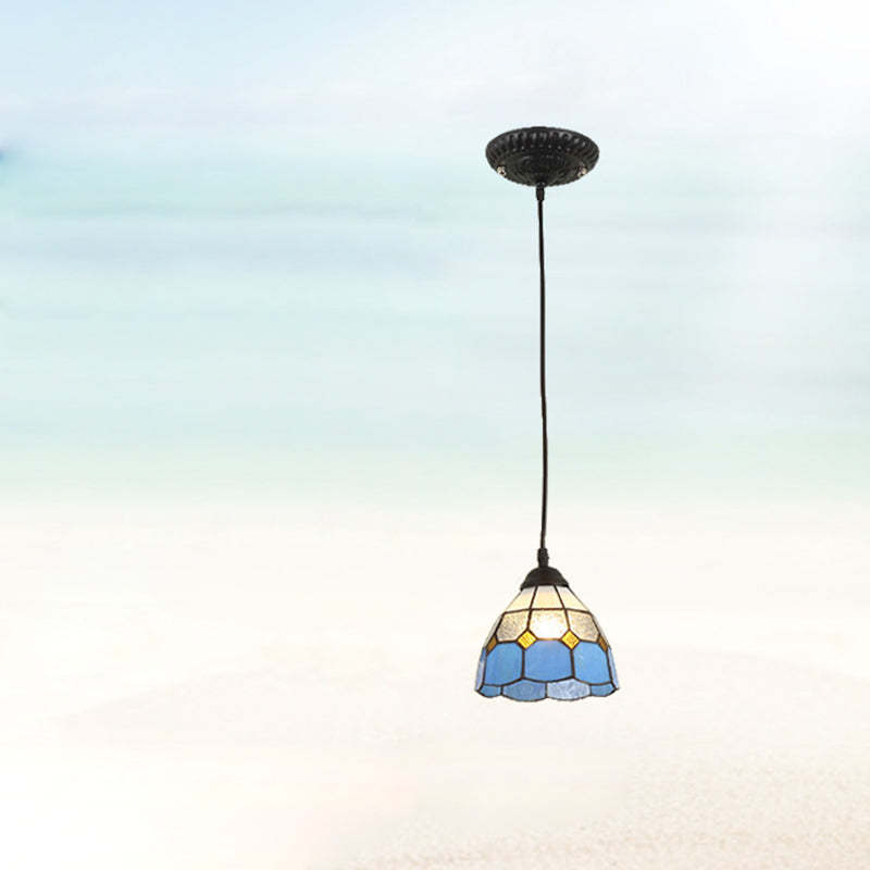 Traditional Tiffany Glass Pendant Light