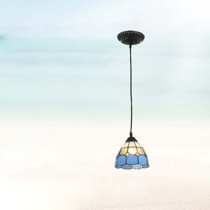 Traditional Tiffany Glass Pendant Light
