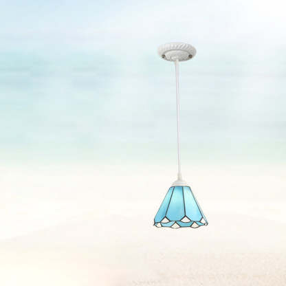 Traditional Tiffany Glass Pendant Light