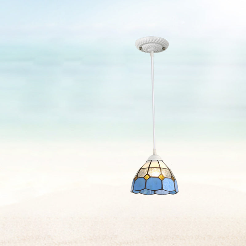 Traditional Tiffany Glass Pendant Light