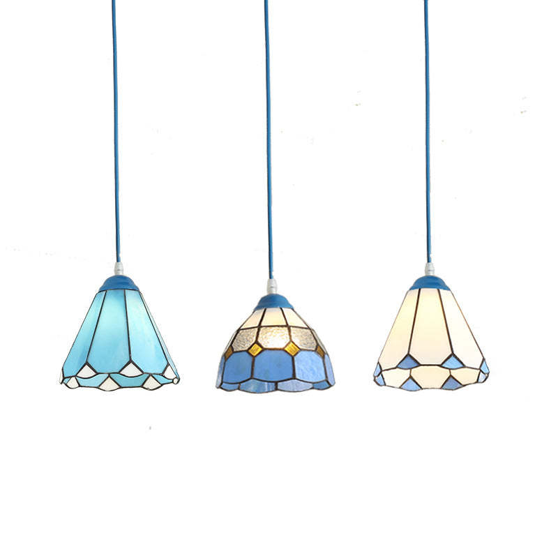 Traditional Tiffany Glass Pendant Light