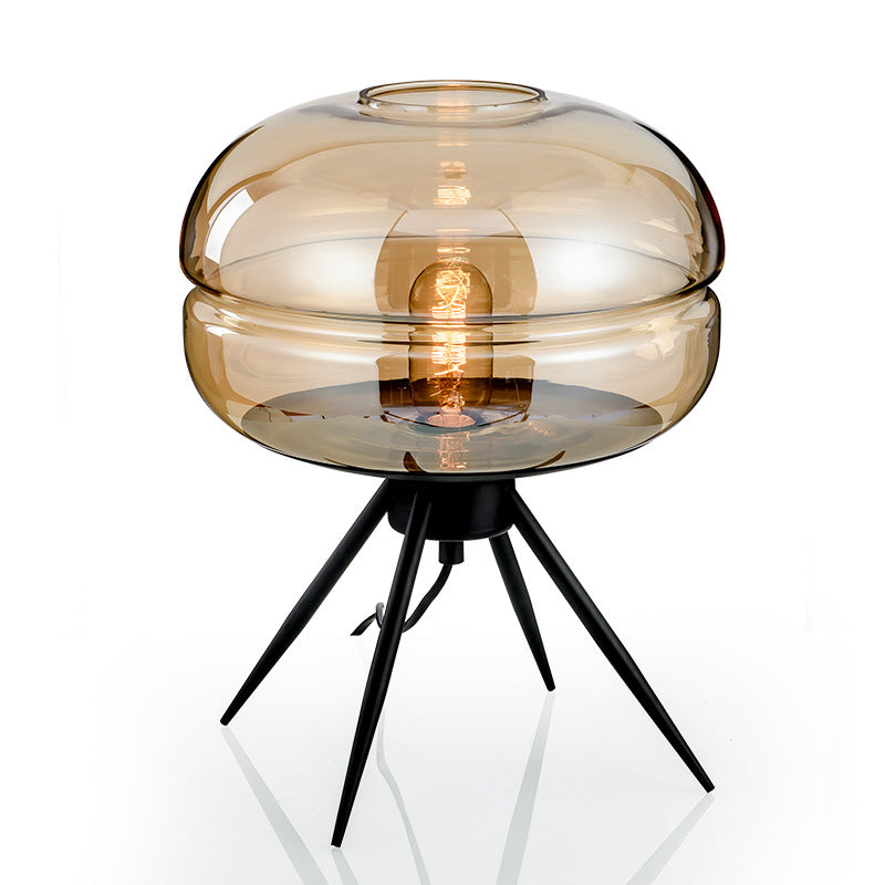 Nordic Glass Iron Table Lamp