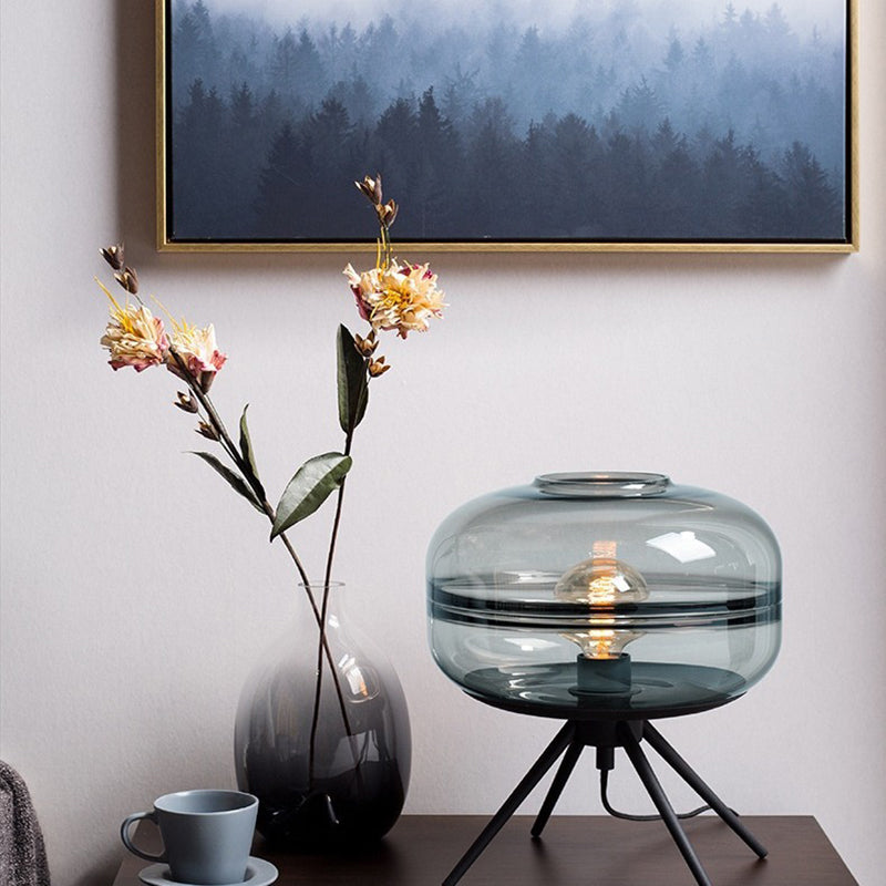 Nordic Glass Iron Table Lamp
