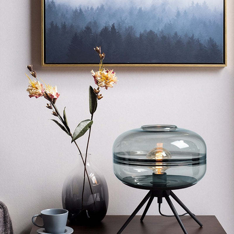 Nordic Glass Iron Table Lamp