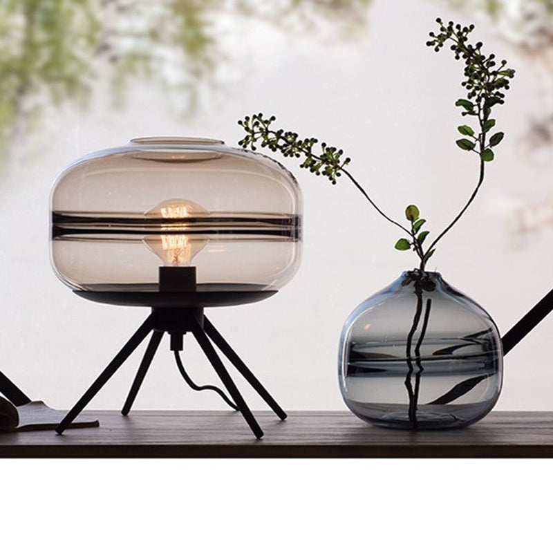 Nordic Glass Iron Table Lamp