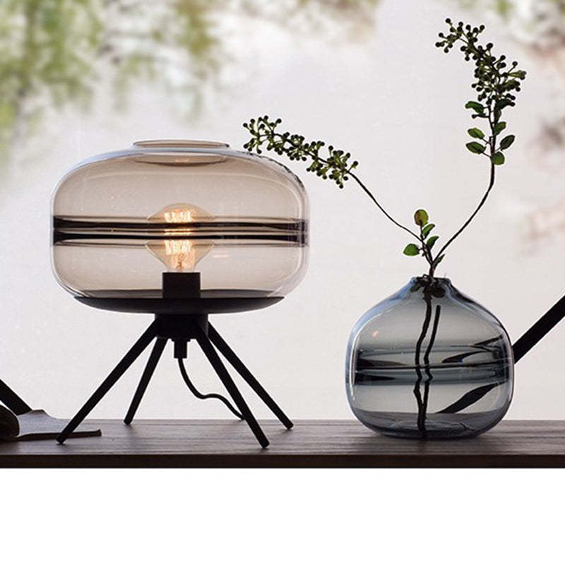 Nordic Glass Iron Table Lamp