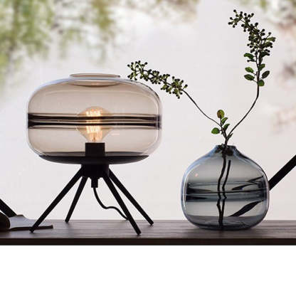Nordic Glass Iron Table Lamp