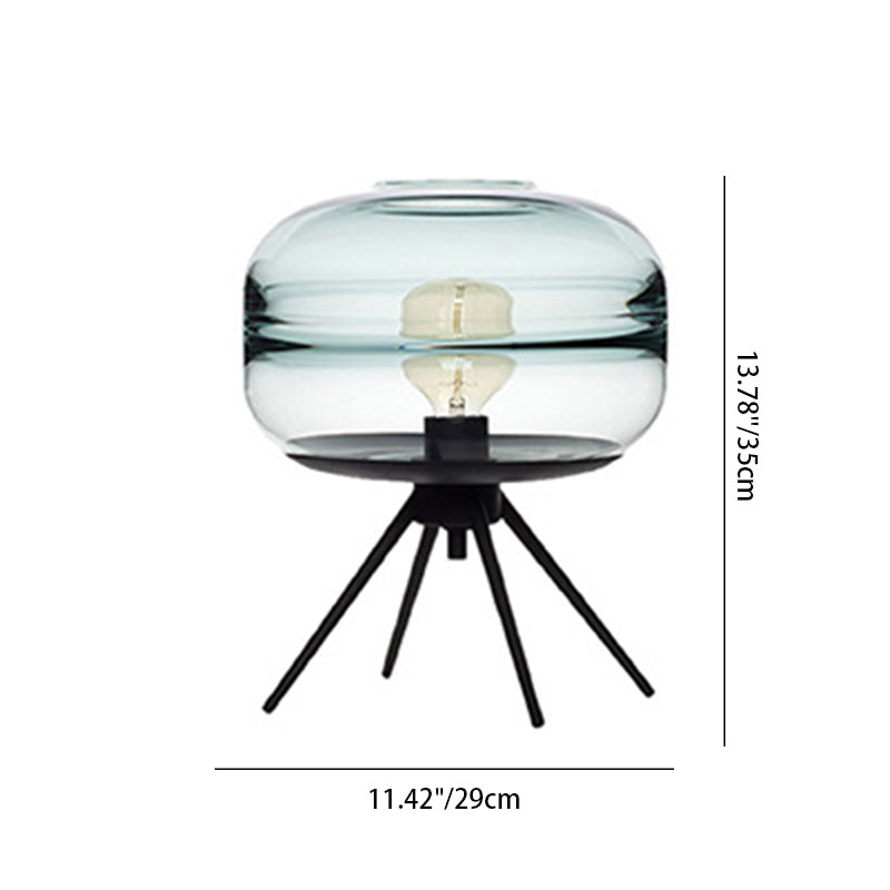 Nordic Glass Iron Table Lamp
