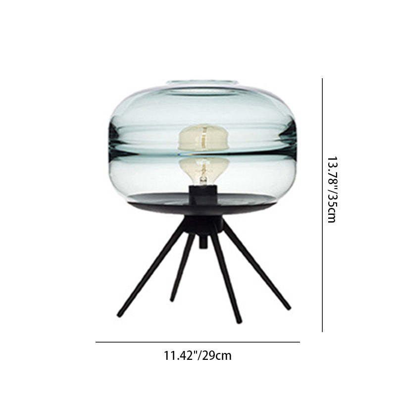Nordic Glass Iron Table Lamp