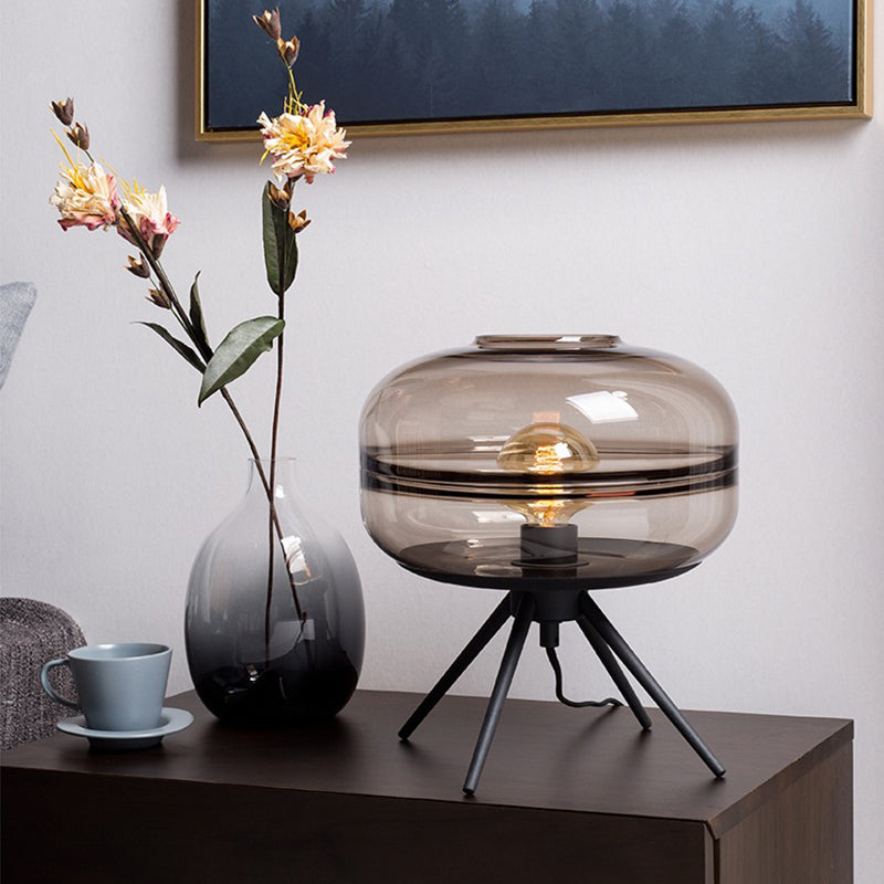 Nordic Glass Iron Table Lamp