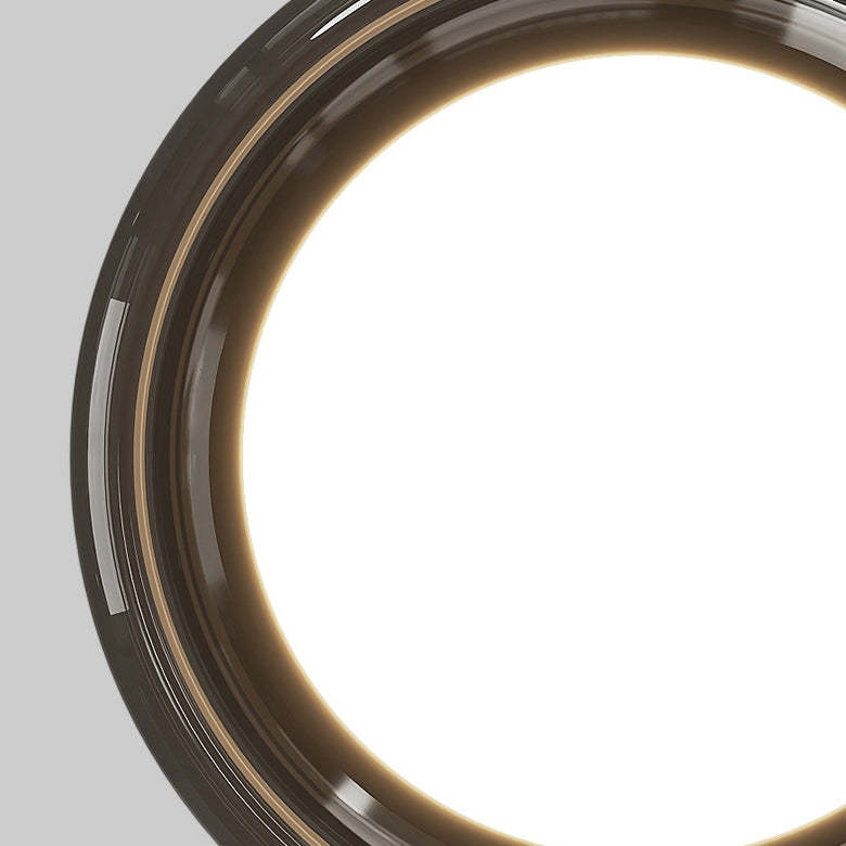 Modern Art Deco Acrylic Glass Round Ceiling Light