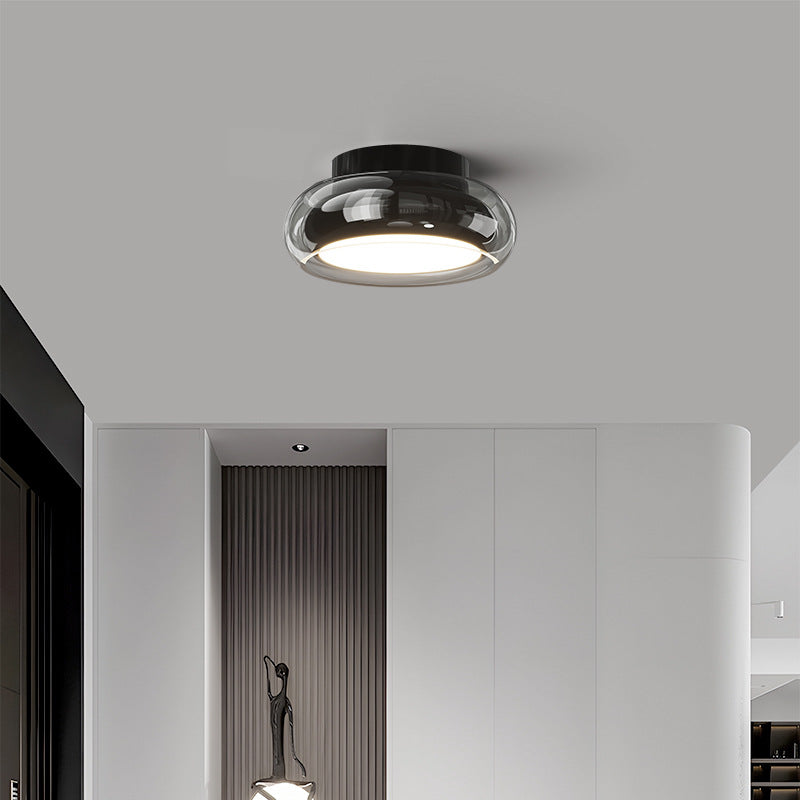Modern Art Deco Acrylic Glass Round Ceiling Light