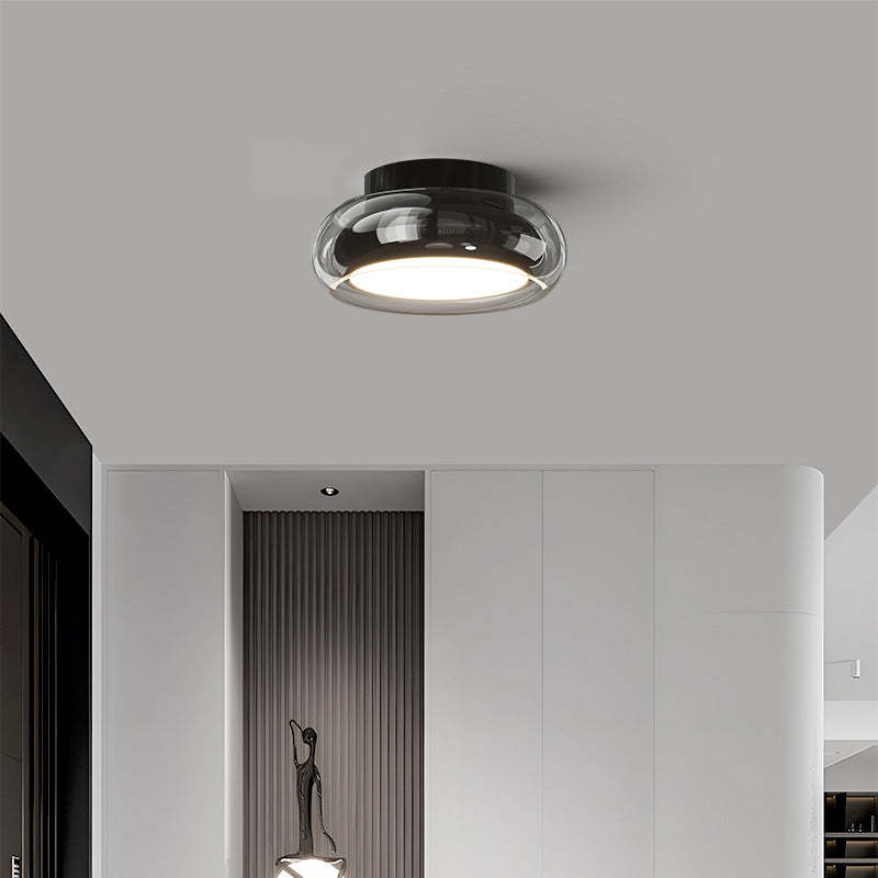 Modern Art Deco Acrylic Glass Round Ceiling Light
