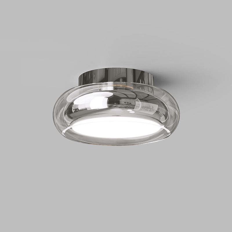 Modern Art Deco Acrylic Glass Round Ceiling Light