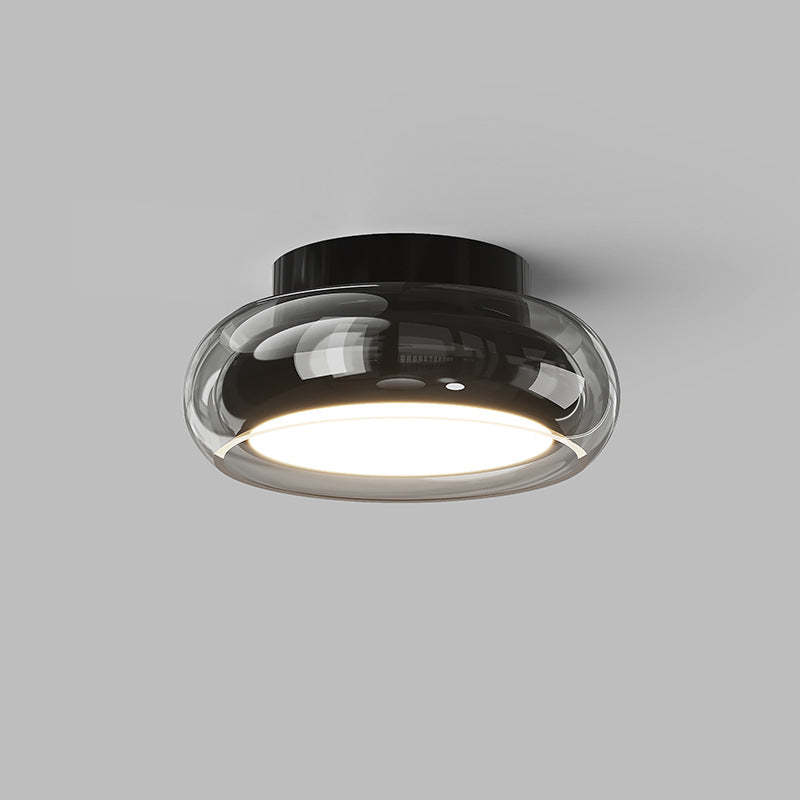 Modern Art Deco Acrylic Glass Round Ceiling Light