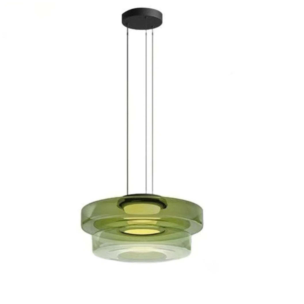 Nordic Transparent Iron Glass LED Pendant