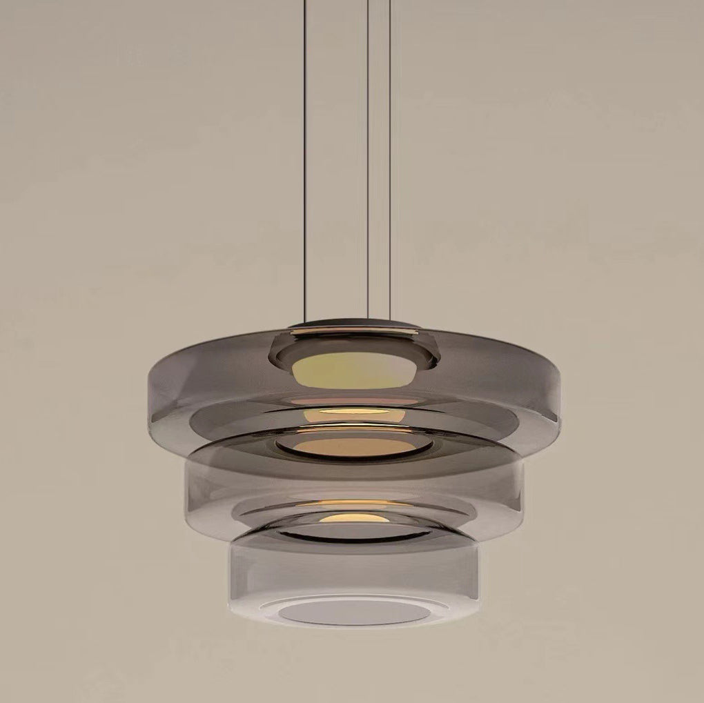 Nordic Transparent Iron Glass LED Pendant