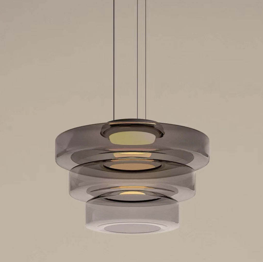 Nordic Transparent Iron Glass LED Pendant