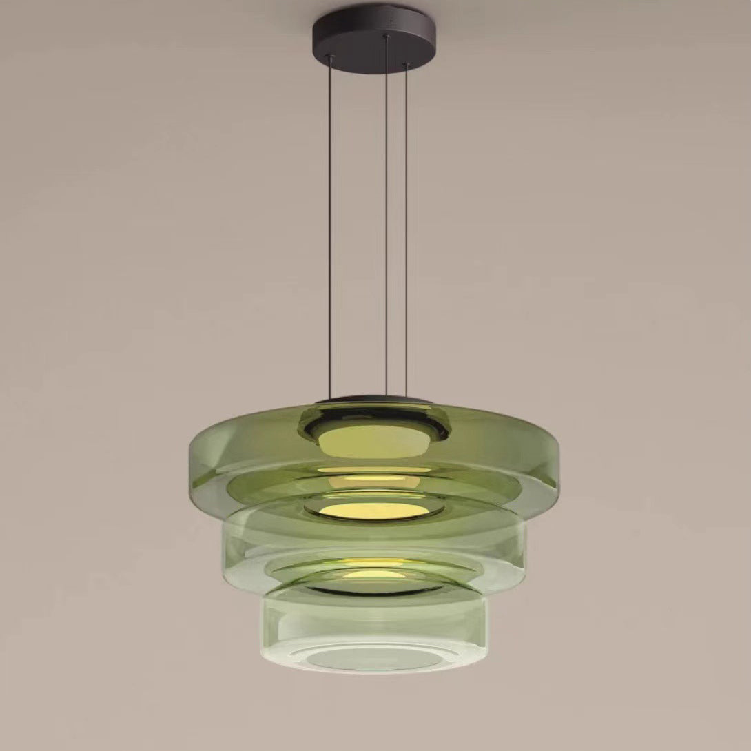 Nordic Transparent Iron Glass LED Pendant