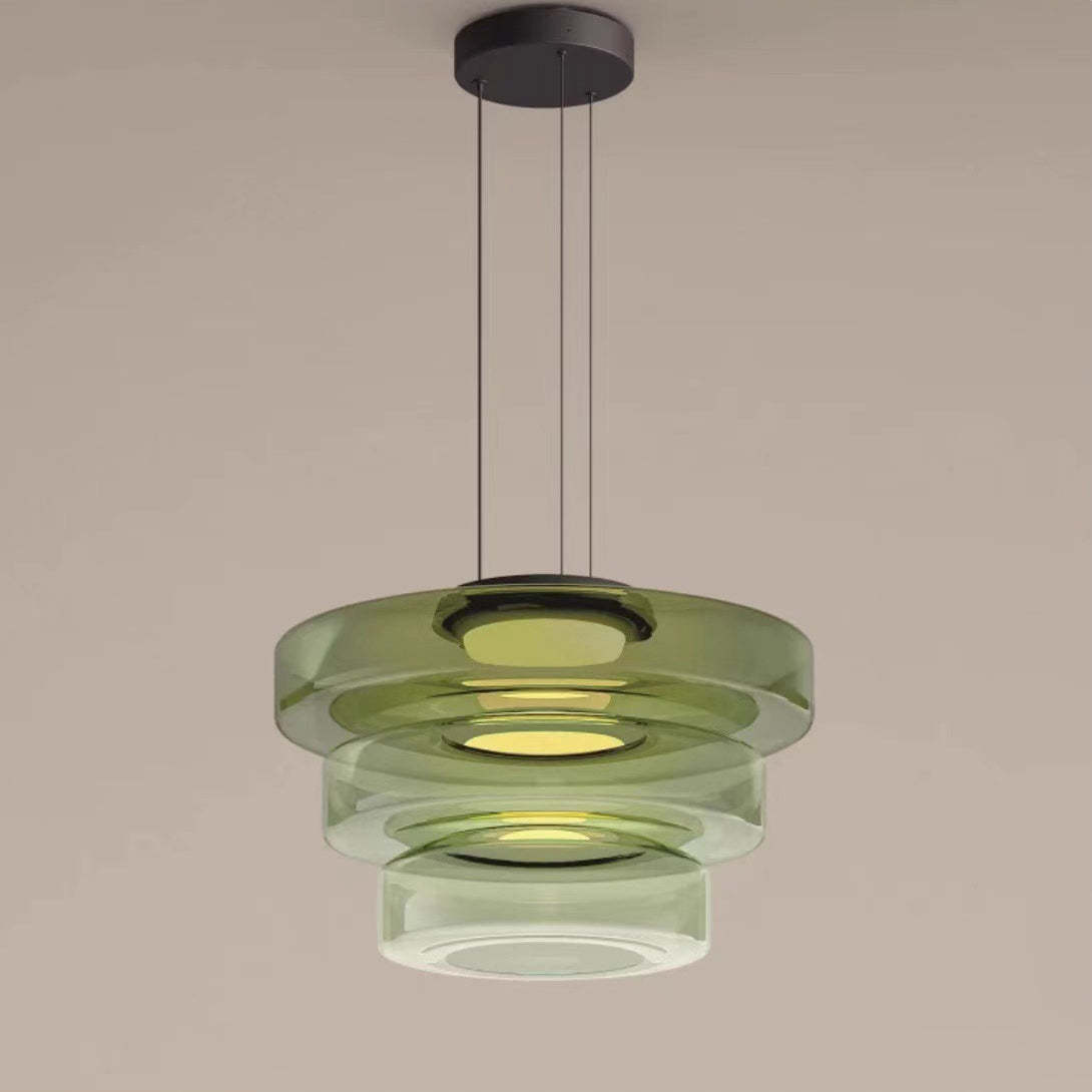 Nordic Transparent Iron Glass LED Pendant