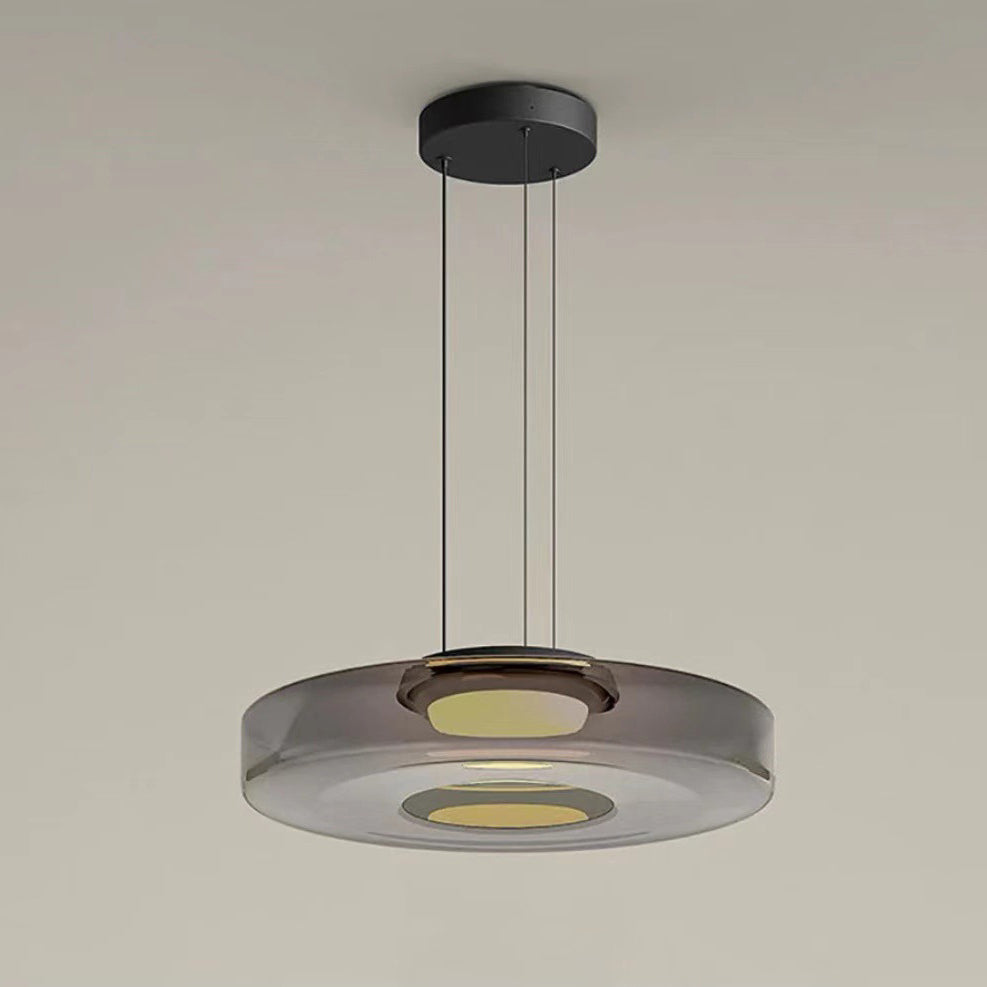 Nordic Transparent Iron Glass LED Pendant