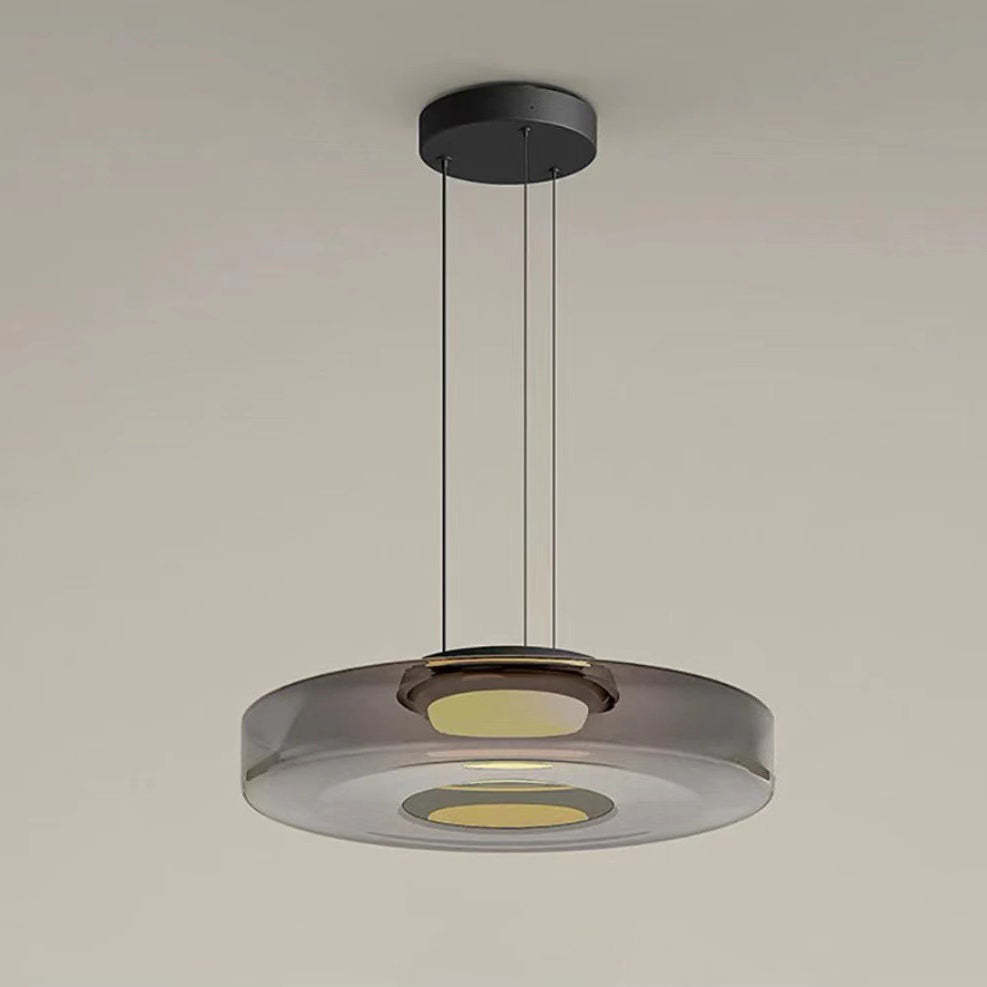 Nordic Transparent Iron Glass LED Pendant