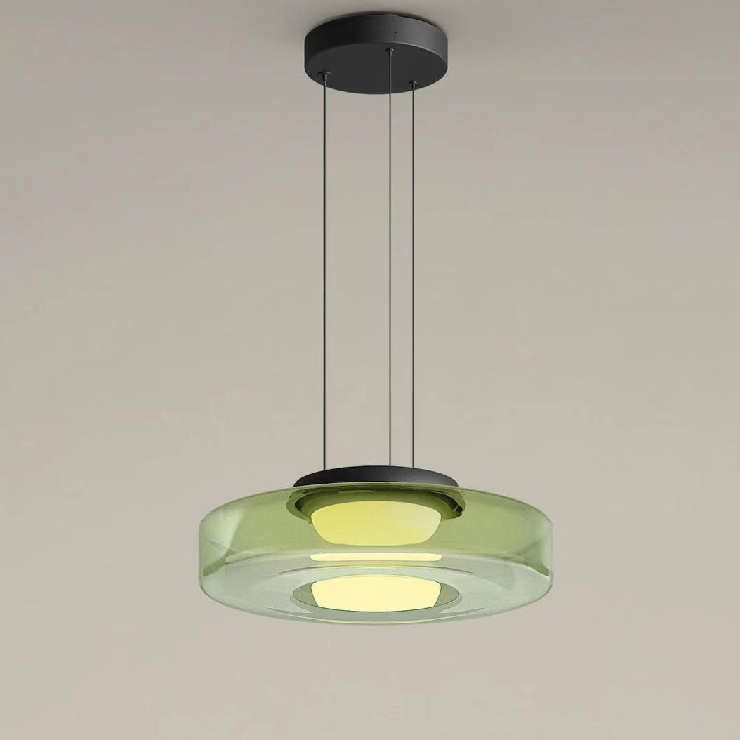 Nordic Transparent Iron Glass LED Pendant