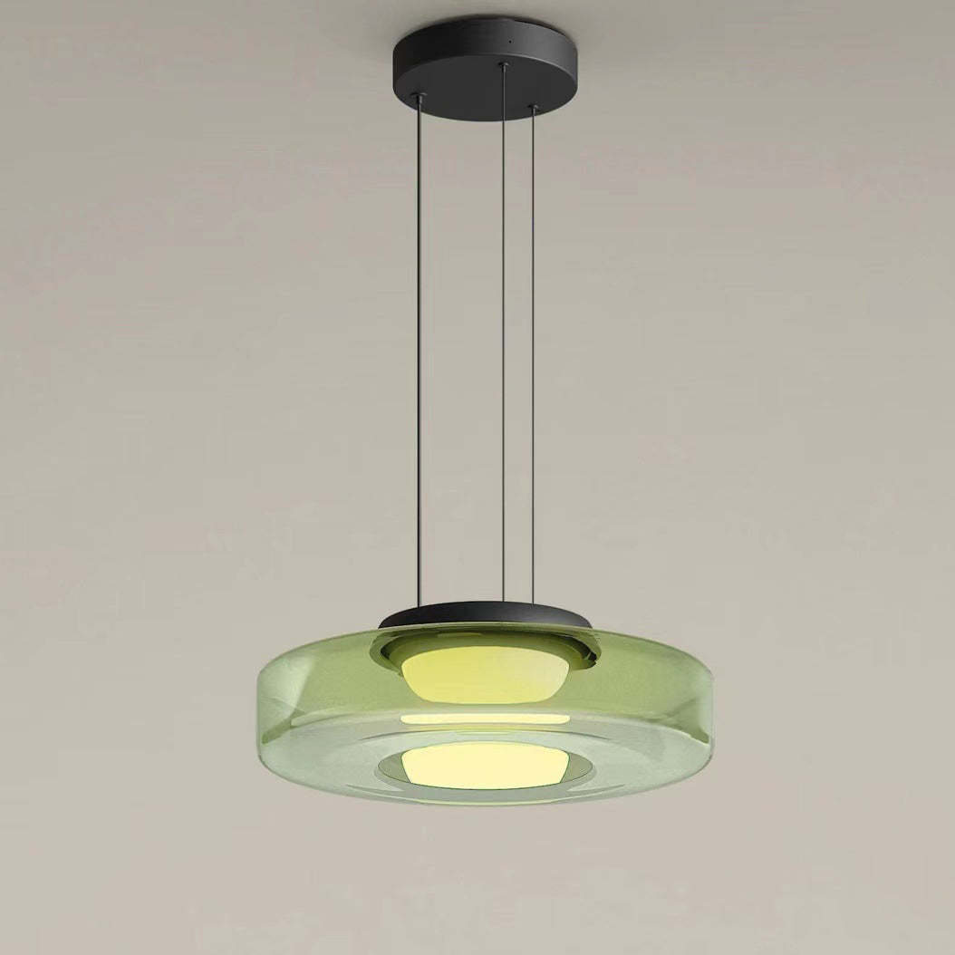 Nordic Transparent Iron Glass LED Pendant