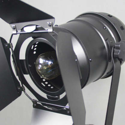 Contemporary Camera Iron Wood Floor Lamp