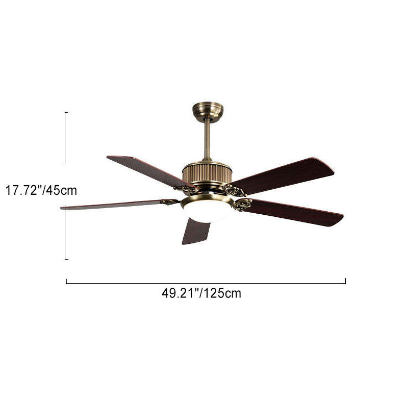 Nordic Five Blades Ceiling Fan Light