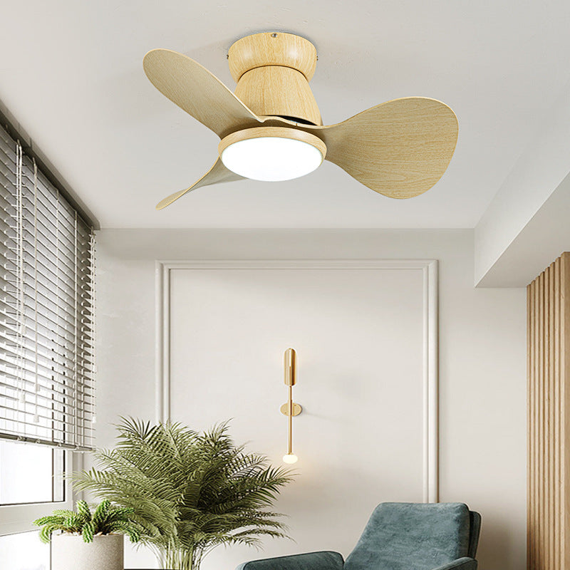 Lighom nordic three blades acrylic ceiling fans — Warm White (3000K) / Colorful / 220V-240V (UK/AU)