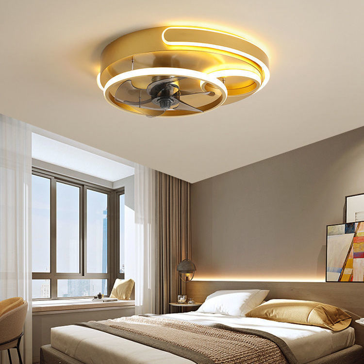 Nordic Five Blades Aluminum Flush Mount