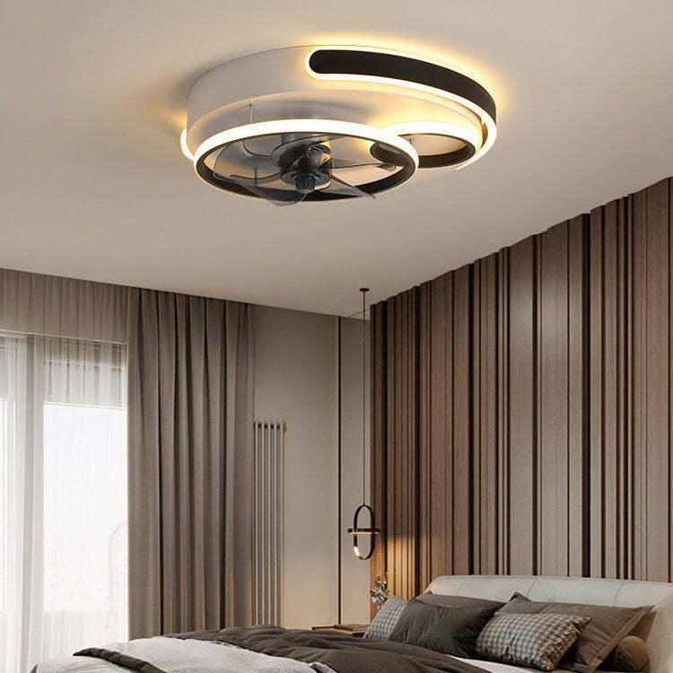 Nordic Five Blades Aluminum Flush Mount