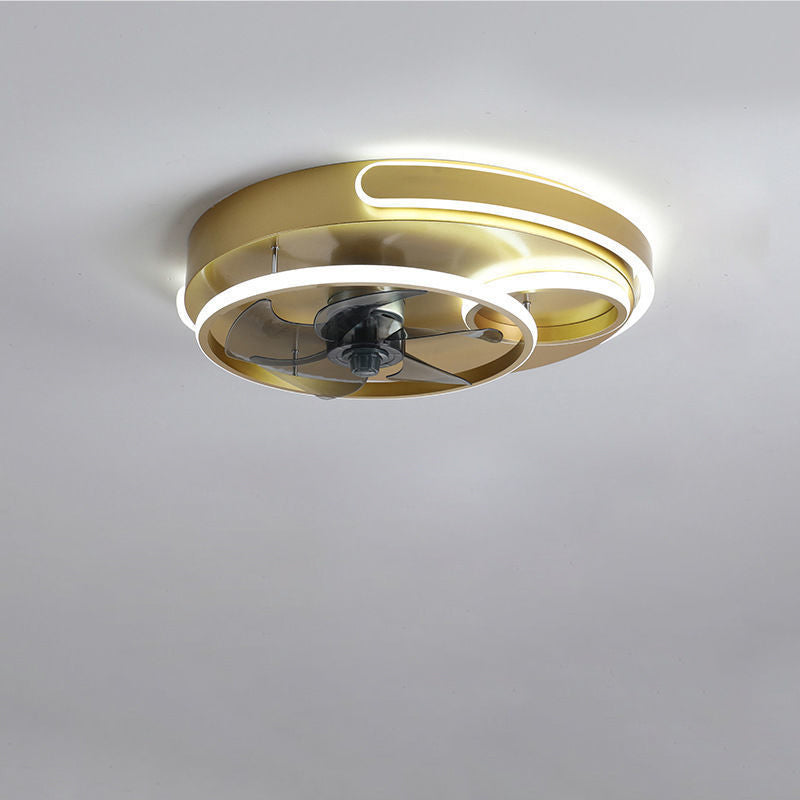 Nordic Five Blades Aluminum Flush Mount