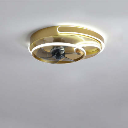 Nordic Five Blades Aluminum Flush Mount