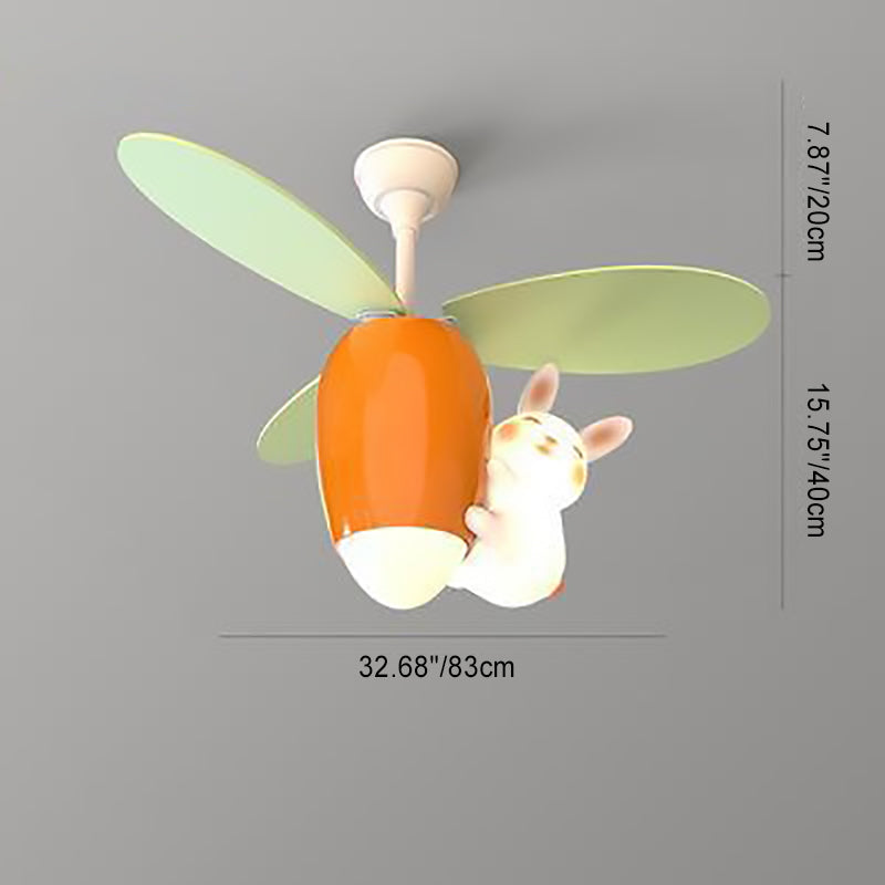 Contemporary Carrot Rabbit Three Blades PE