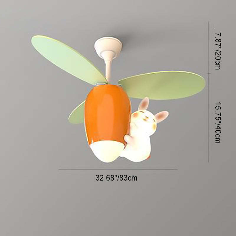 Contemporary Carrot Rabbit Three Blades PE