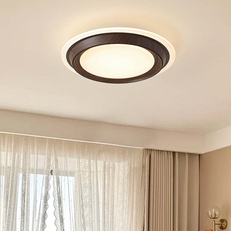 Modern Art Deco Mount Ceiling Fan Light