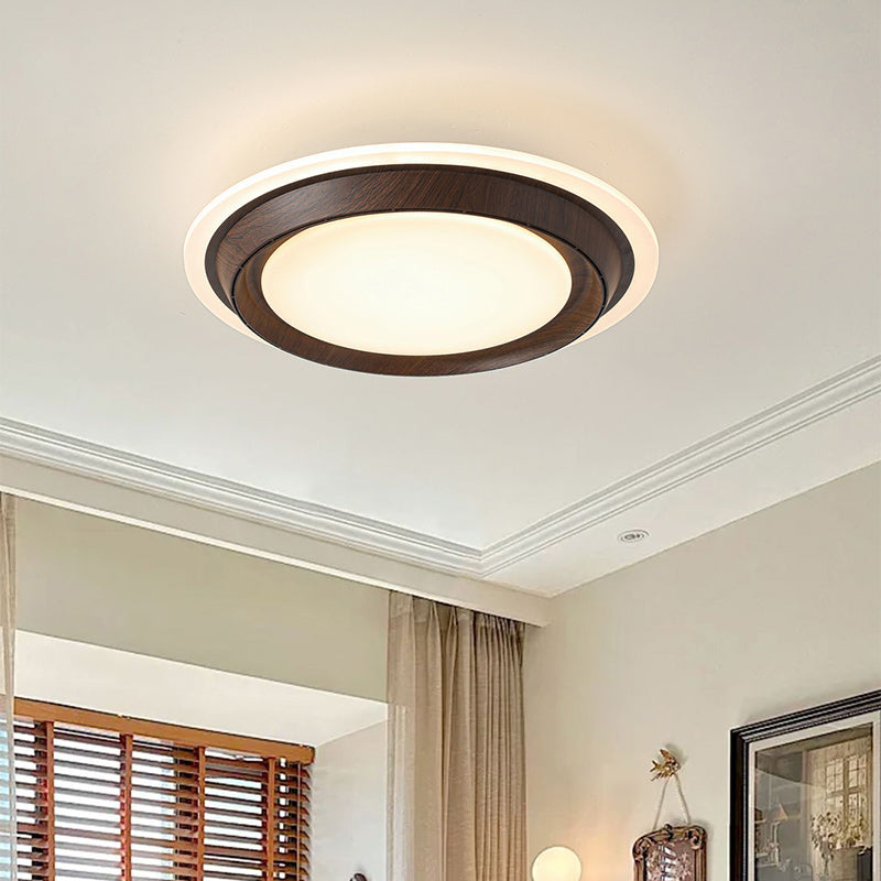 Modern Art Deco Mount Ceiling Fan Light