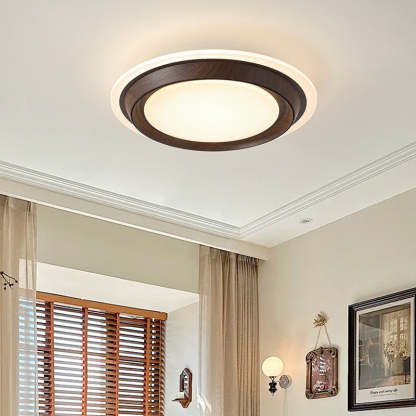 Modern Art Deco Mount Ceiling Fan Light