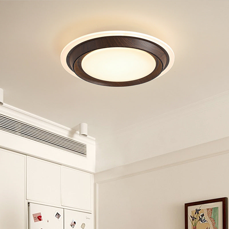 Modern Art Deco Mount Ceiling Fan Light