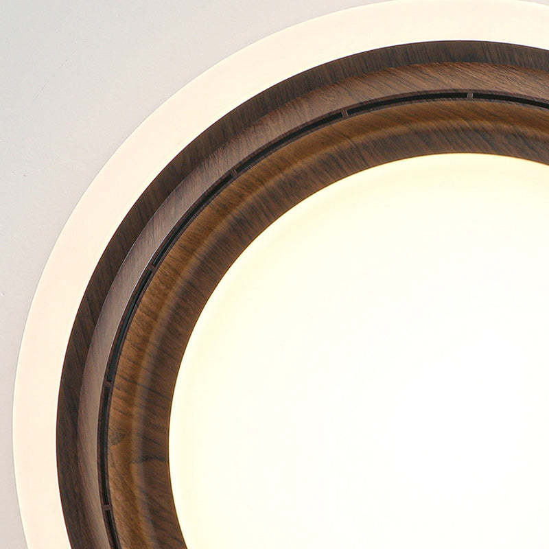 Modern Art Deco Mount Ceiling Fan Light