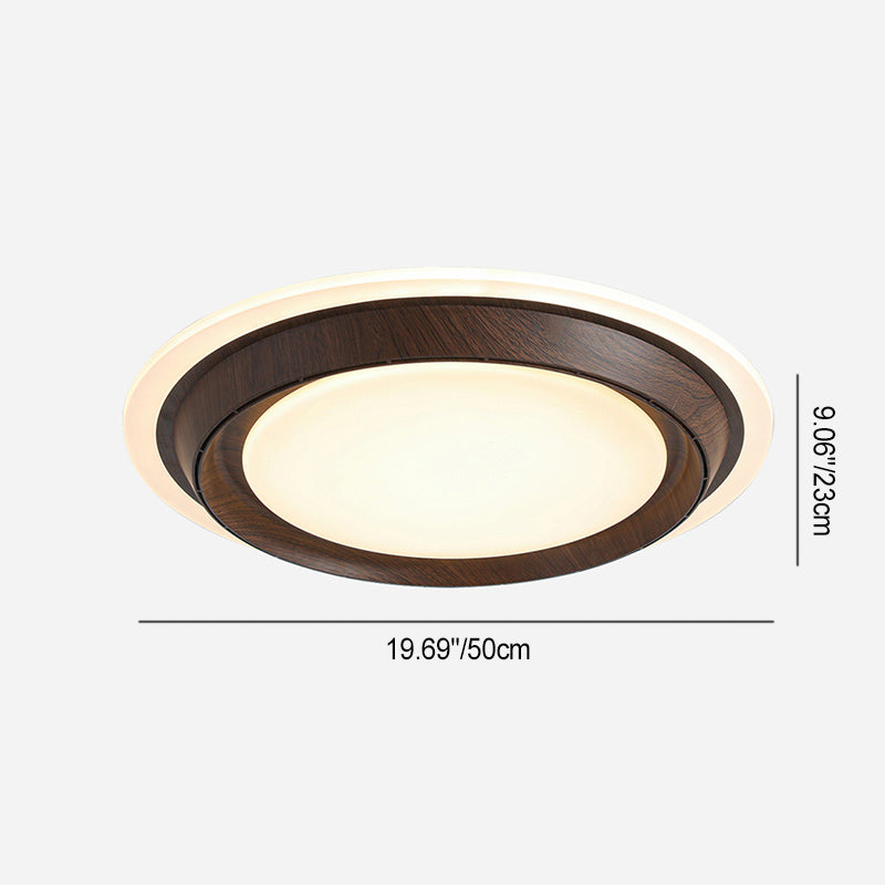 Modern Art Deco Mount Ceiling Fan Light