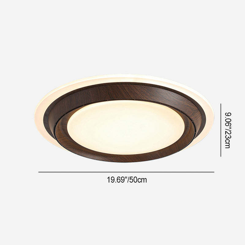 Modern Art Deco Mount Ceiling Fan Light